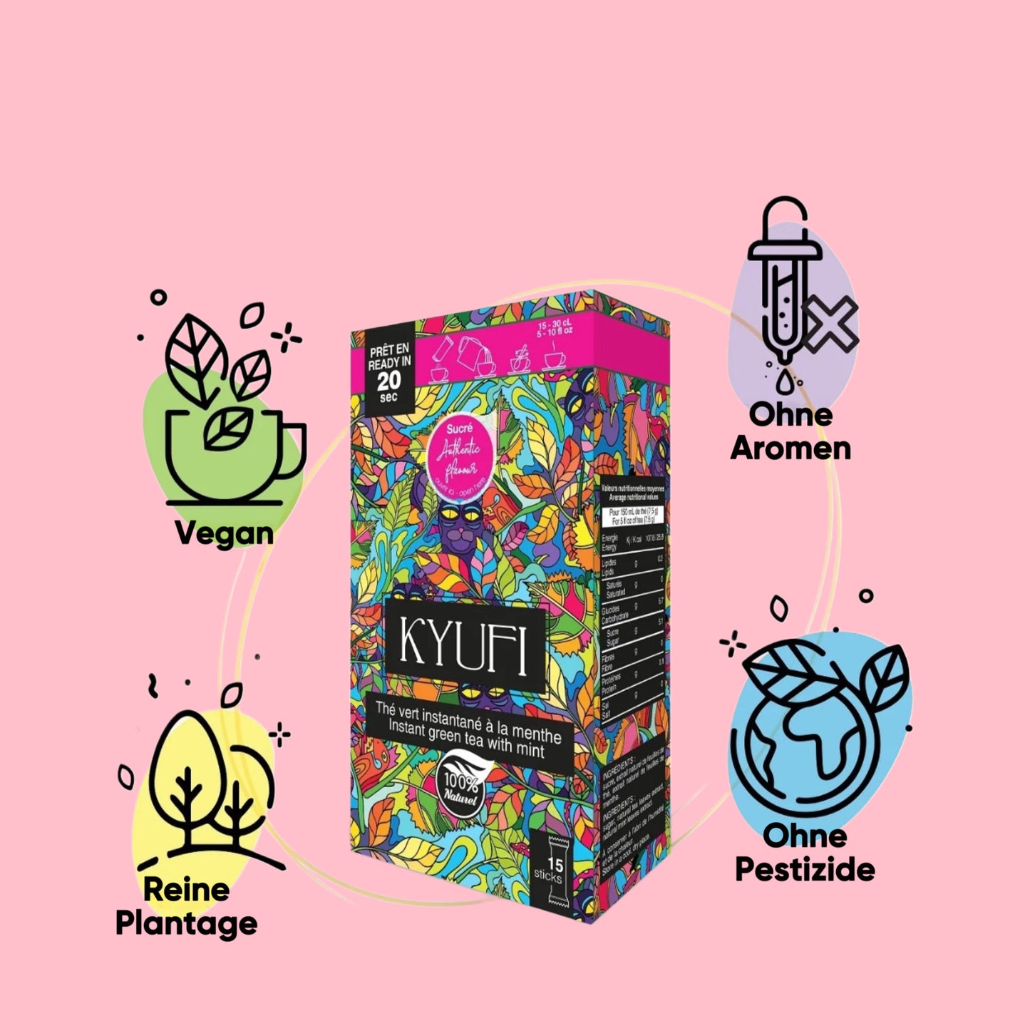 12x Instant Grüntee & Minze